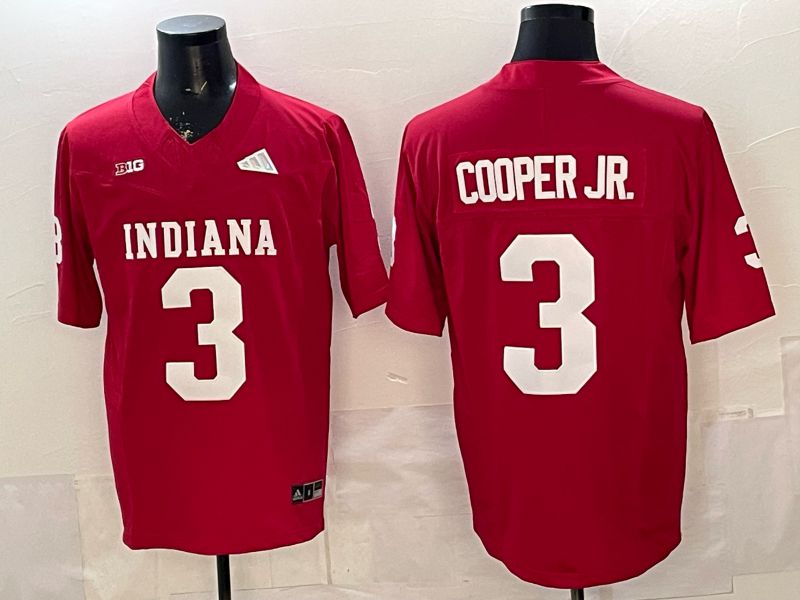 Men 2026 Ohio State Buckeyes #3 Cooper jr Red 3th generations Limited NCAA Jersey 06